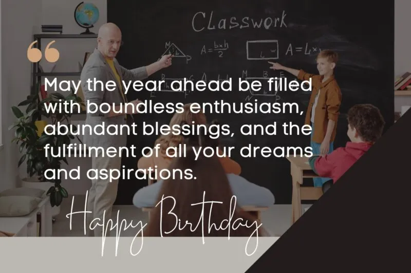 Happy Birthday quotes for Teacher