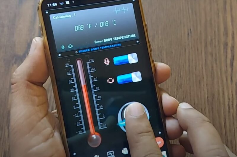Check Body Temperature with Phone