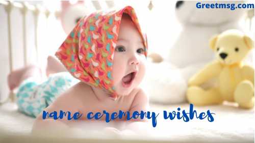 name ceremony wishes