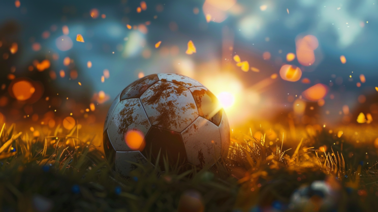 Soccer Ball on The Grass