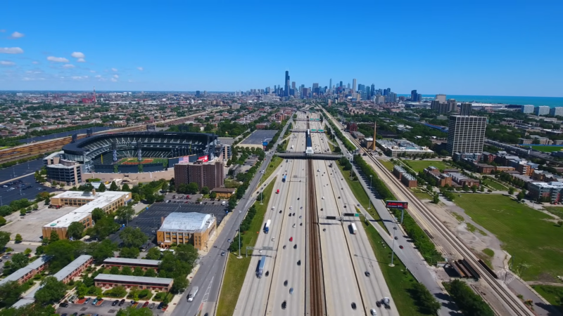 Aerial Image of Downtown Chicago