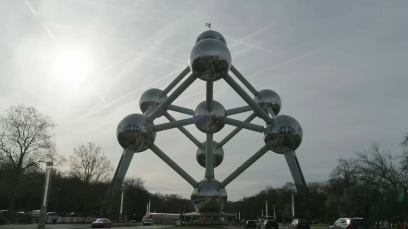 The Iconic Structure Atomium in Brussels