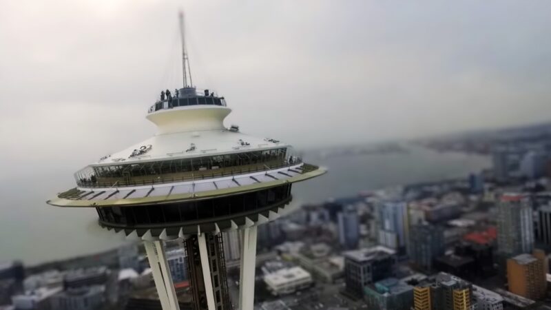 The Space Needle in Seattle, US