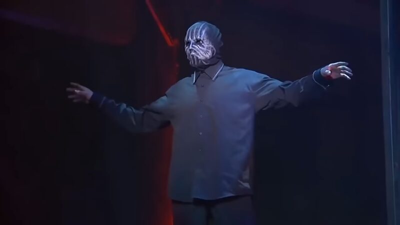 Val Valentino, Also Known as The Masked Magician, on Stage