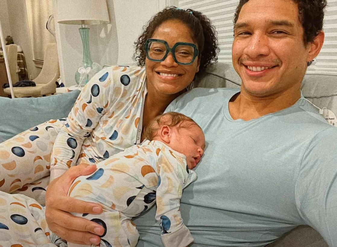 Darius Jackson and Keke Palmer with Their Son