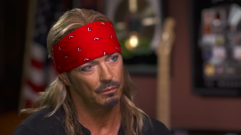 Bret Michaels in A Red Bandana, During an Interview