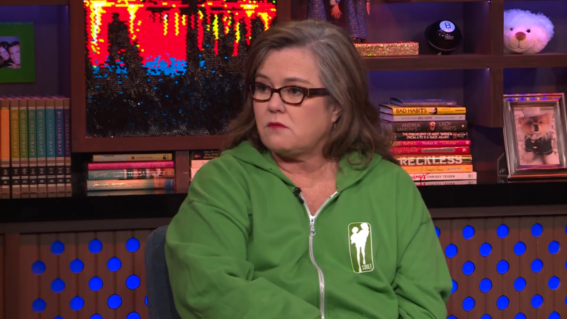 Rosie O'donnell Sitting in A Studio