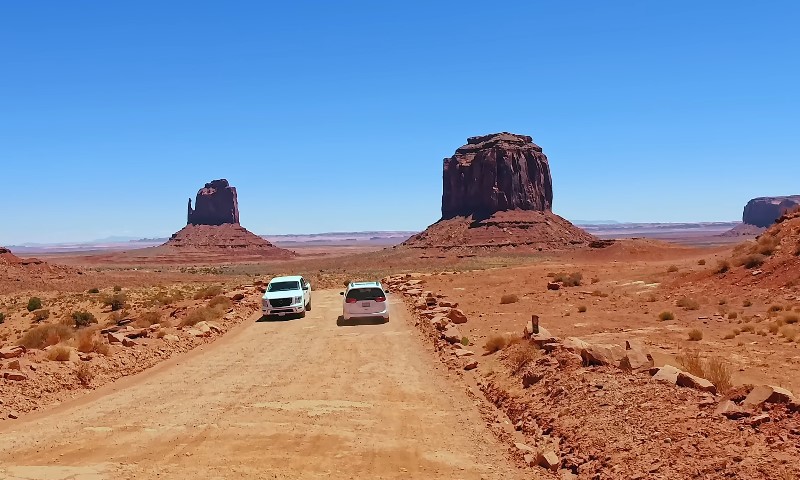 Monument Valley route